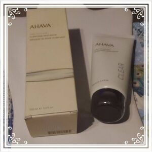 BNIB~AHAVA Time to Clear Purifying Mud Mask~3.4 fl.oz.